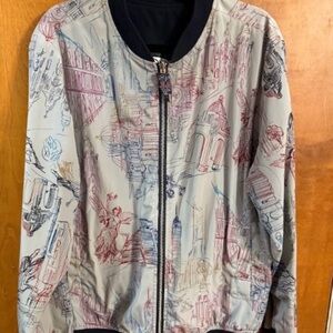 Mexico City Print Bomber Jacket